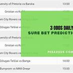 sure bet jackpot prediction today